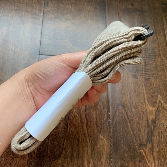 LOFT Light Brown Metallic Boot Socks New With Tag - Picture 7 of 9